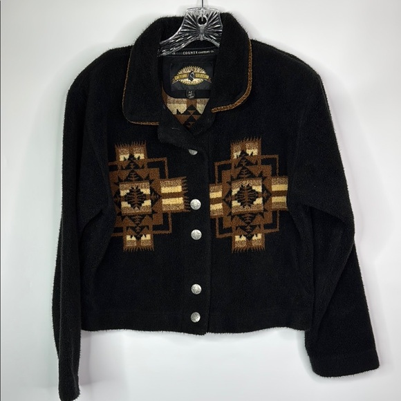 Country Clothing Company Cheyanne Collection Cropped Southwest Jacket Medium - Picture 1 of 9